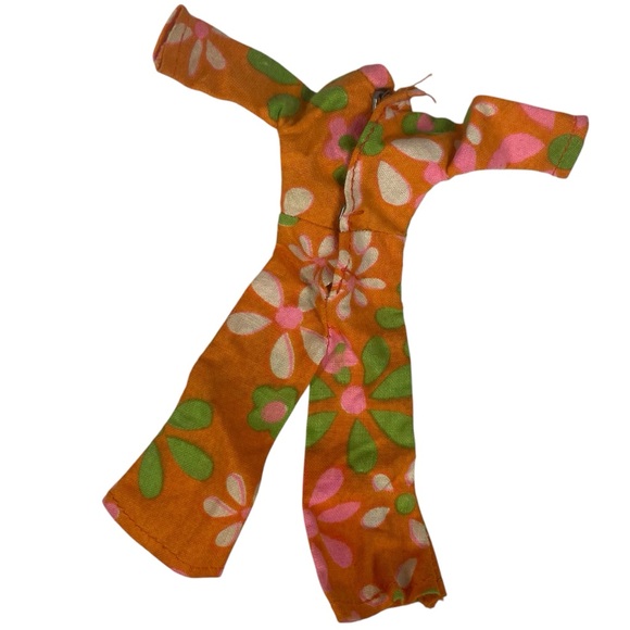 Vintage Triki Miki 6.5” Doll Original Mod Jumpsuit Outfit Topper Dawn Dollikin - Picture 2 of 2